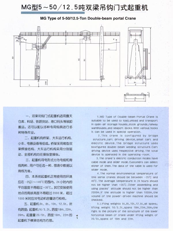 MG型門式起重機（jī）